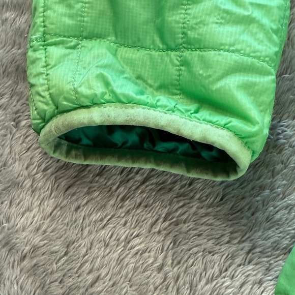 Marmot Puffer Jacket Medium Quilted Lightweight Bright Lime Green Outdoor - Picture 7 of 16